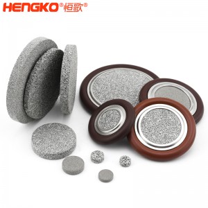 恒歌不銹鋼316L真空卡環濾芯耐高溫透氣均勻耐壓，工業衛生級不銹鋼濾片過濾器