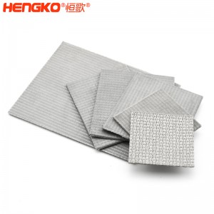 源頭廠家供應(yīng)燒結(jié)網(wǎng)濾芯金屬濾芯濾板過濾精度均勻，應(yīng)用于雜質(zhì)分離過濾