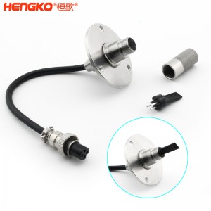 RS485遠(yuǎn)程高精度法蘭盤溫濕度傳感器高靈敏,數(shù)字信號(hào)濕度傳感器防水探頭