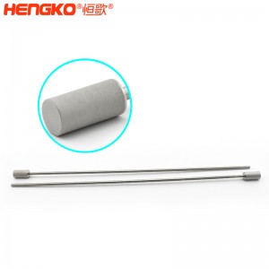 廠家批發316L不銹鋼長桿不銹鋼曝氣頭耐腐蝕防塵,用于二氧化碳/氧氣擴散