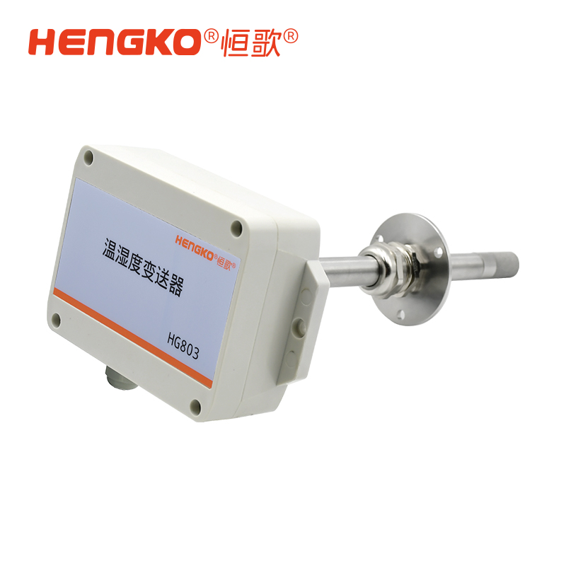 4-20mA 不銹鋼15法蘭探頭 無(wú)顯-HG803-3W4P-08管道式溫濕度變送器 Featured Image