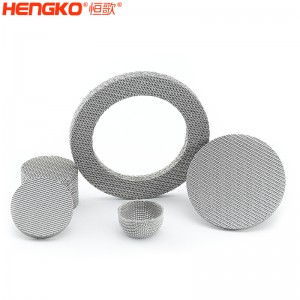 工廠定制粉末燒結(jié)不銹鋼316L濾片孔徑1-8000um可選 工業(yè)過(guò)濾用
