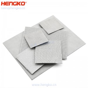 濾芯廠家定制燒結(jié)不銹鋼316絲網(wǎng)濾板多孔隙性微米級(jí)易清洗食品過濾用
