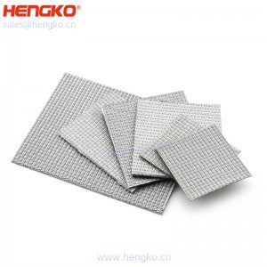 濾芯廠家定制燒結(jié)不銹鋼316絲網(wǎng)濾板多孔隙性微米級(jí)易清洗食品過濾用