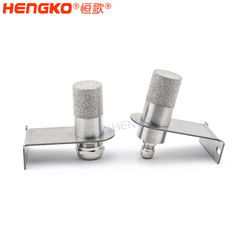 4-20mA數字相對空氣/地面溫濕度傳感器燒結不銹鋼探頭過濾器外殼 用于花圃 Featured Image